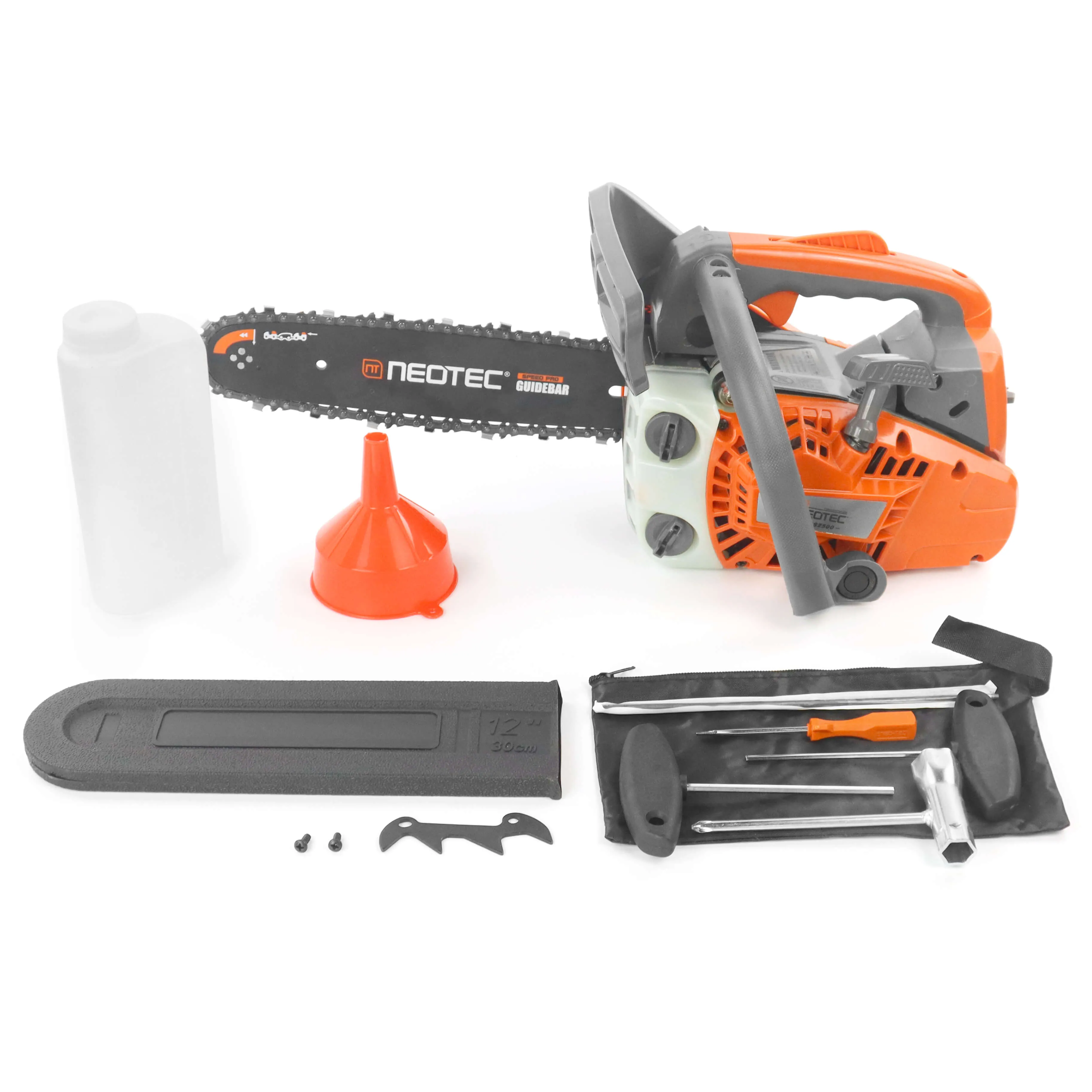 Neo-tec NCS2500 12in Top Handle Gas Chainsaw 25.4cc Portable Mini Chain Saws Worldwide Shipping
