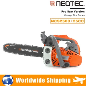 Neo-tec NCS2500 12in Top Handle Gas Chainsaw 25.4cc Portable Mini Chain Saws Worldwide Shipping