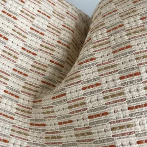 Neutral Rust Textured Woven Standard Sham Cover 20x27