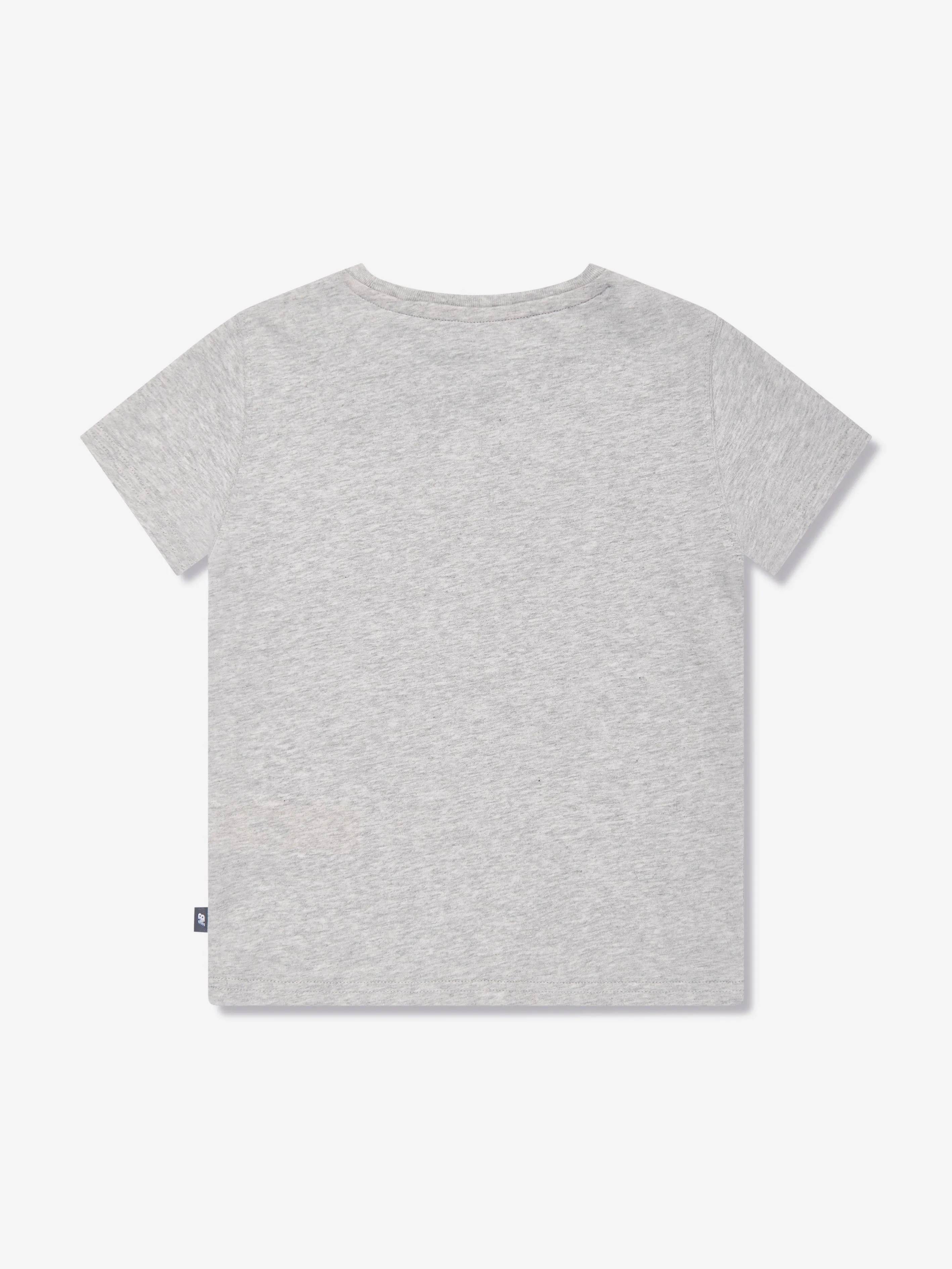 New Balance Girls Dog Walker Graphic T-Shirt in Grey