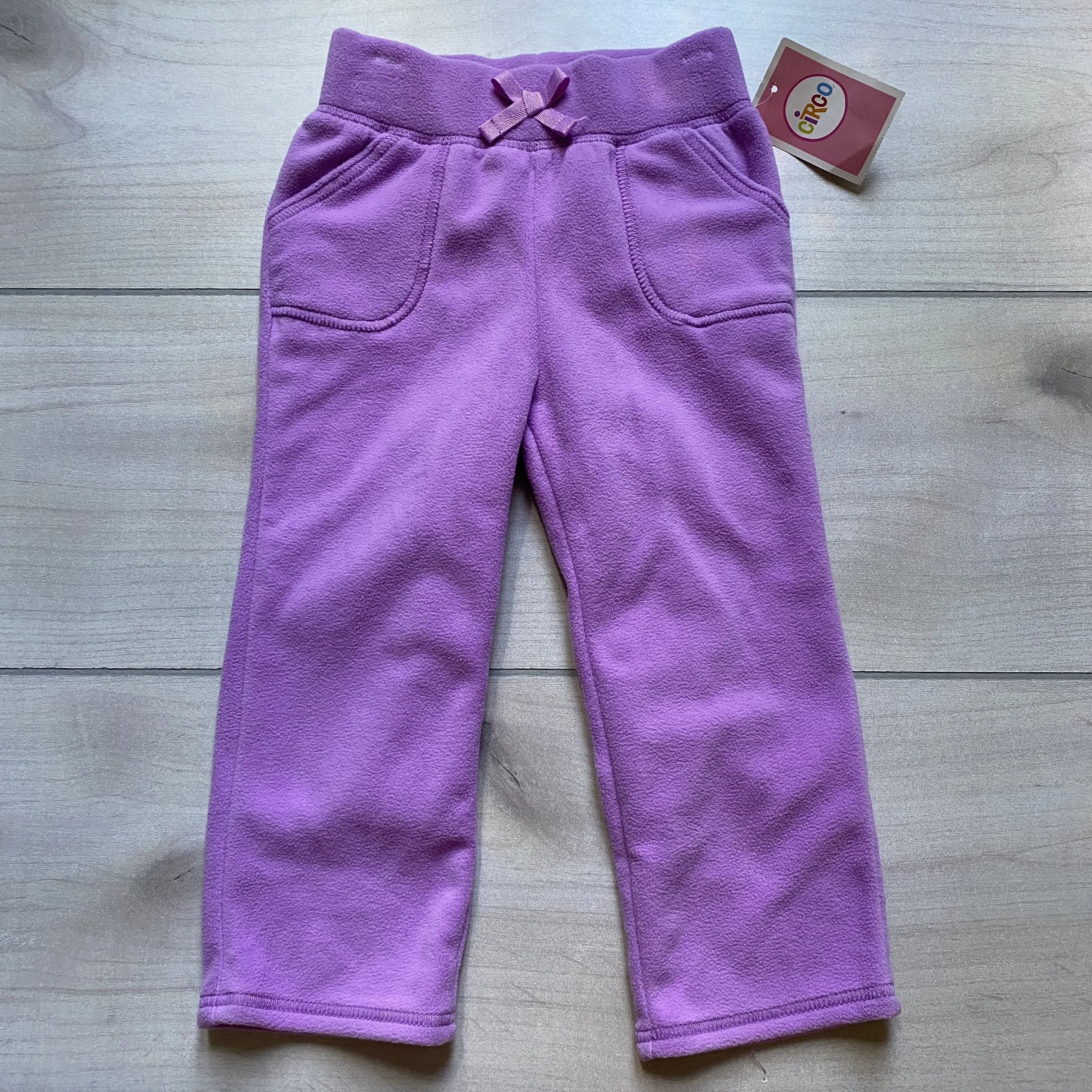 NEW Circo Purple Fleece Pull On Elastic Waist Pants