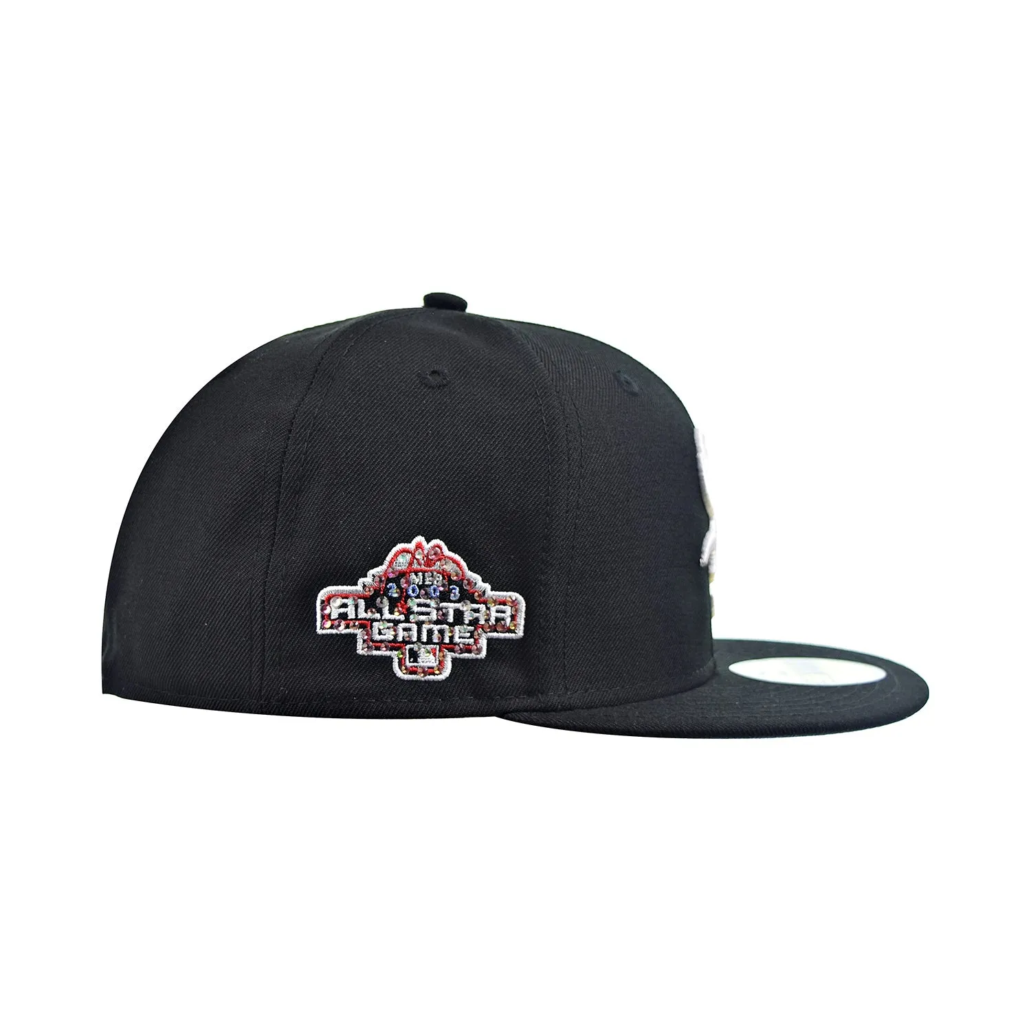 New Era Chicago White Sox Icy Patch 59Fifty Fitted Men's Hat Black-Blue Bottom
