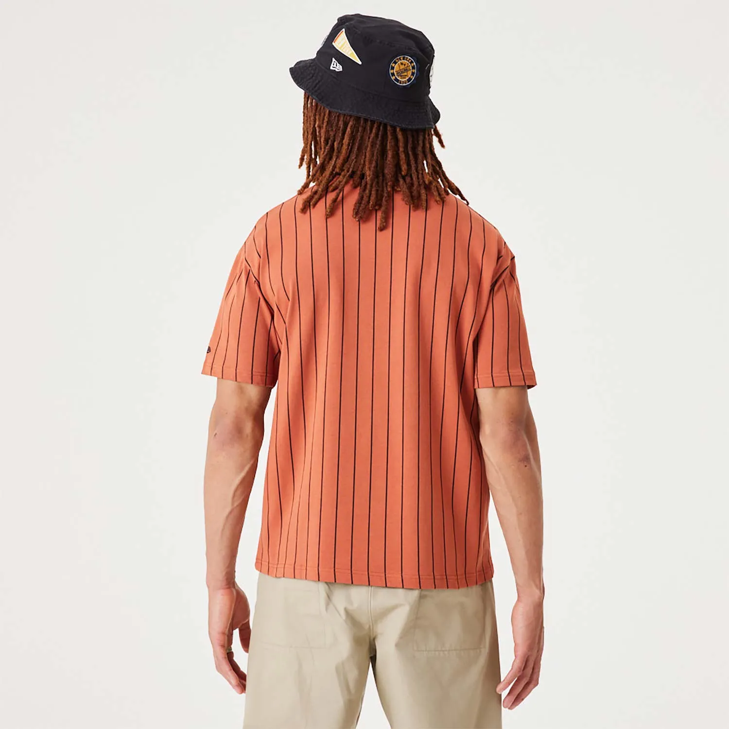 NEW ERA PINSTRIPE OVER-SIZED TEE