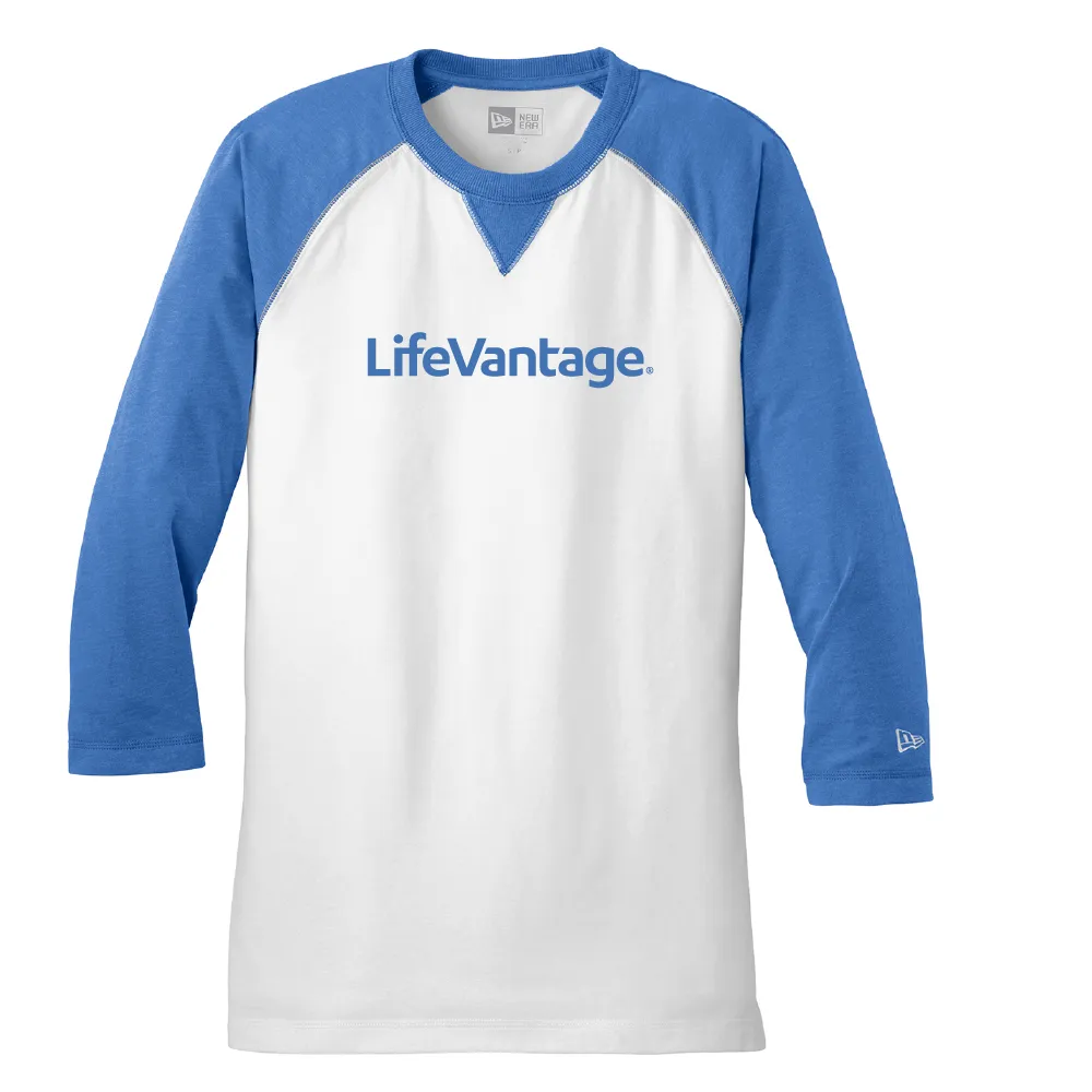New Era® Sueded Cotton Blend 3/4-Sleeve Baseball Raglan Tee