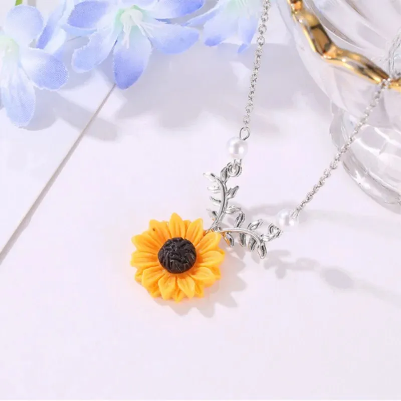 New Fashion Double Leaves Women Boho Simple Alloy Clavicle Necklace Leaf Pendants Necklaces Collares Accessories Jewelry Gift