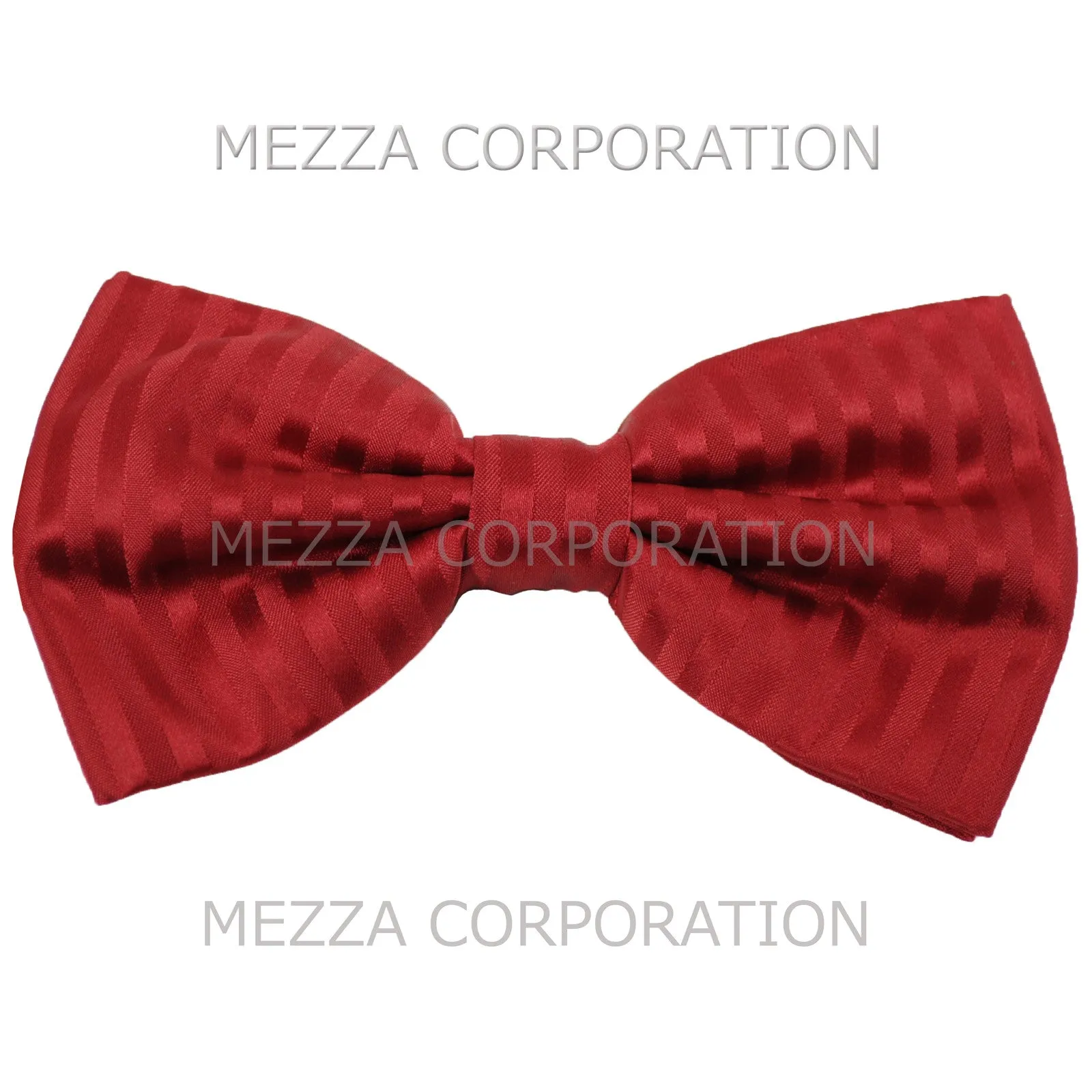 New formal men's pre tied Bow tie stripes