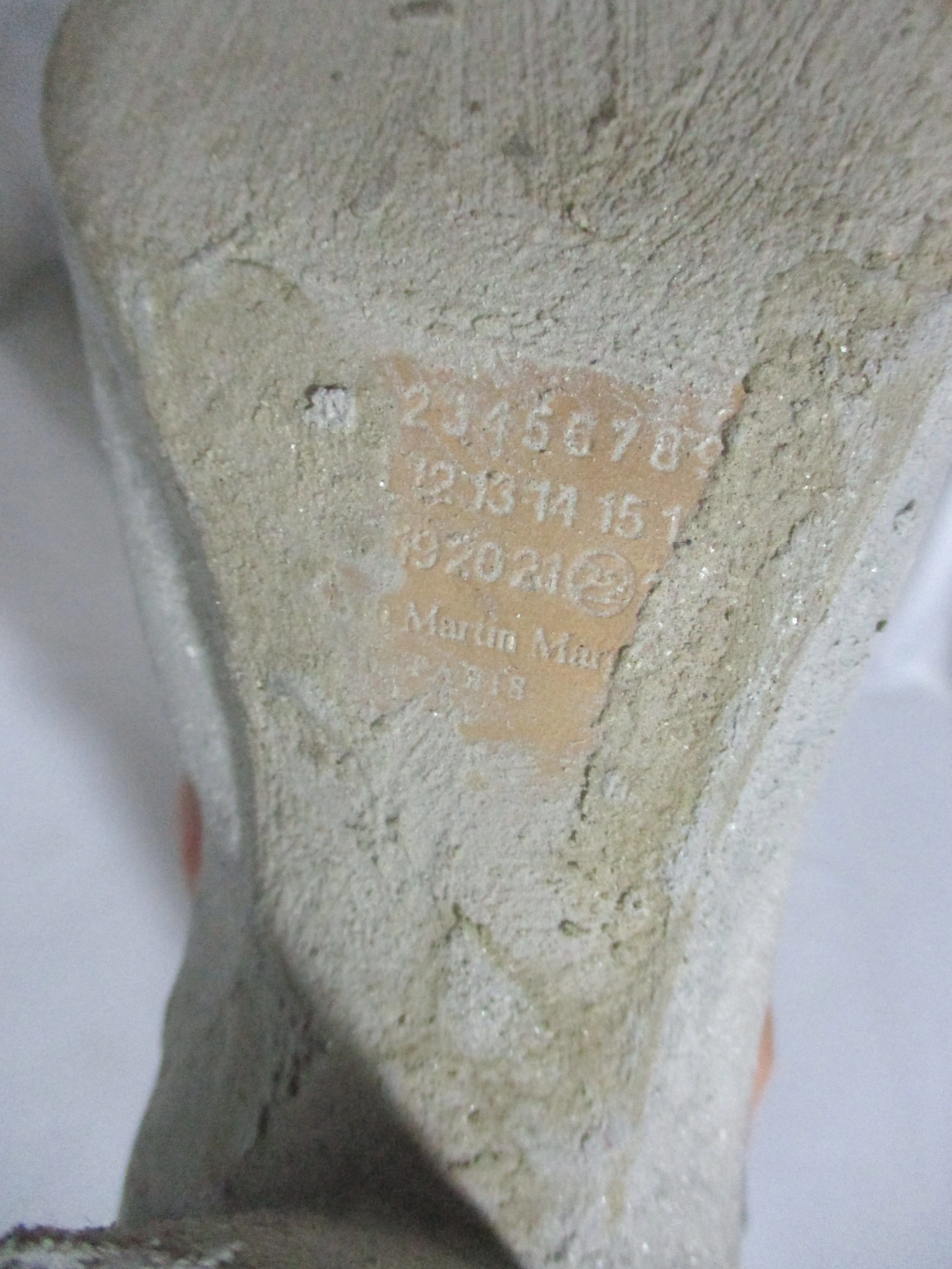 NEW MAISON MARTIN MARGIELA Split Toe TABI Bootie Boot 36 6 GRAY SILVER PARIS