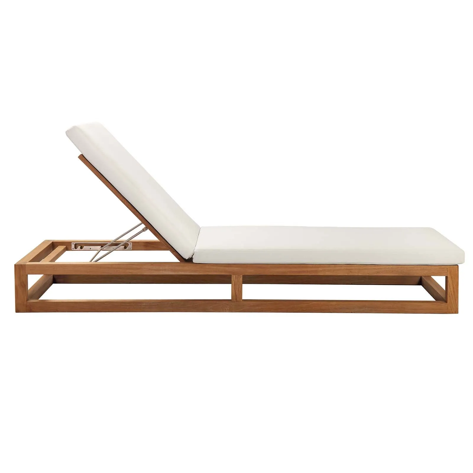 Newbury Outdoor Patio Premium Grade A Teak Wood Lounge Chair