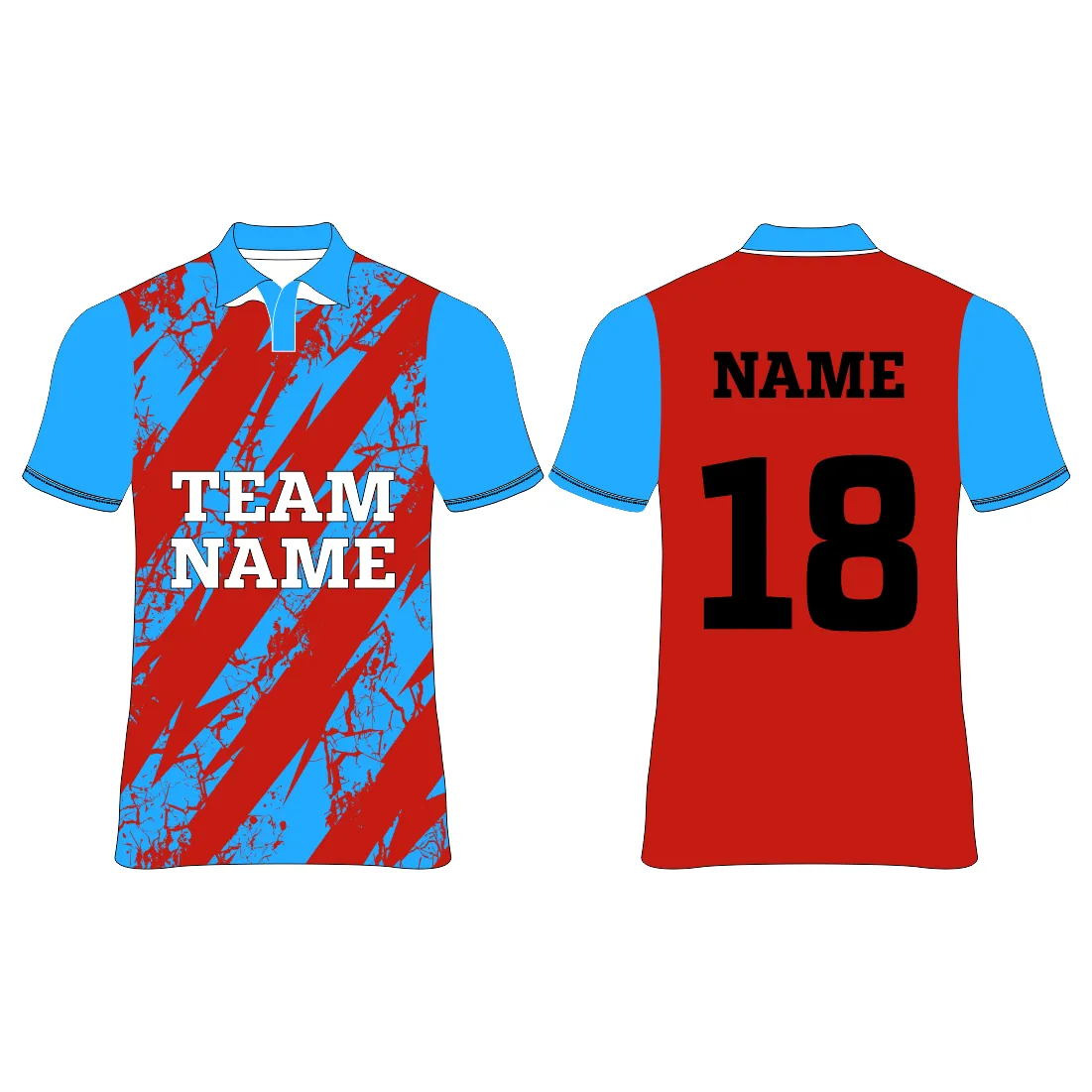 NEXT PRINT All Over Printed Customized Sublimation T-Shirt Unisex Sports Jersey Player Name & Number, Team Name  NP0080013