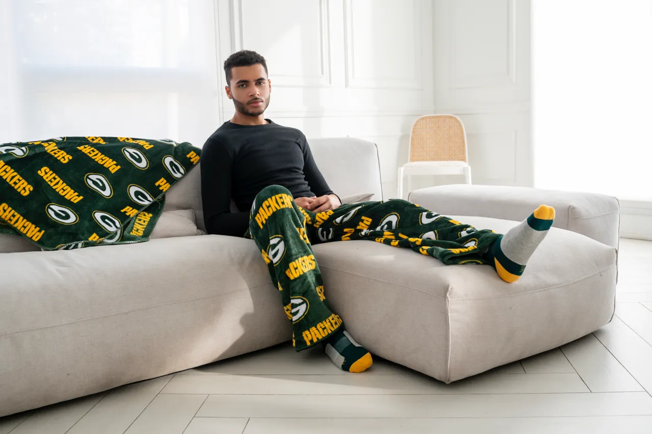 NFL Men's Coral Fleece Pajama Lounge Pants