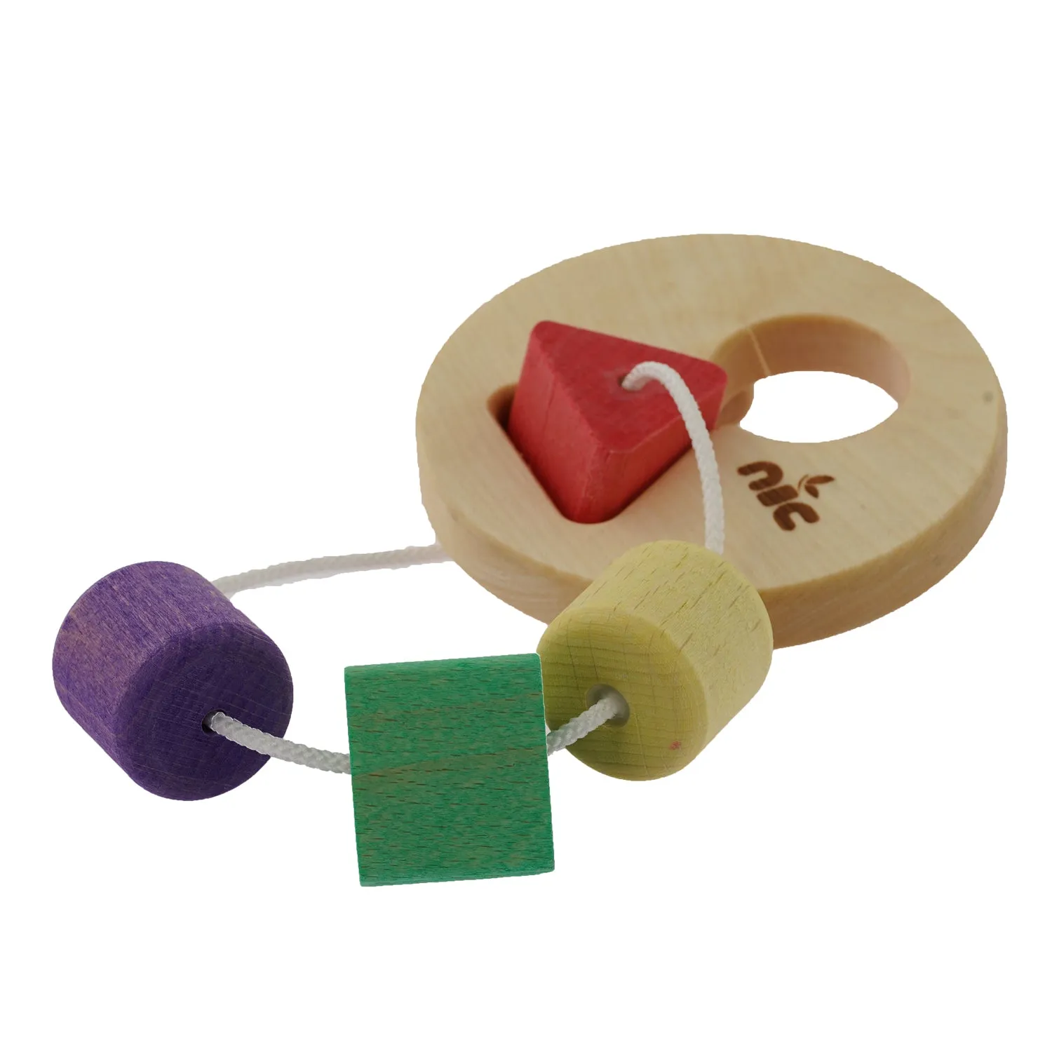 Nic Wooden Threaded Shape Sorter