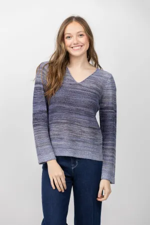 Nic   Zoe Hazy Sweater in Purple Multi