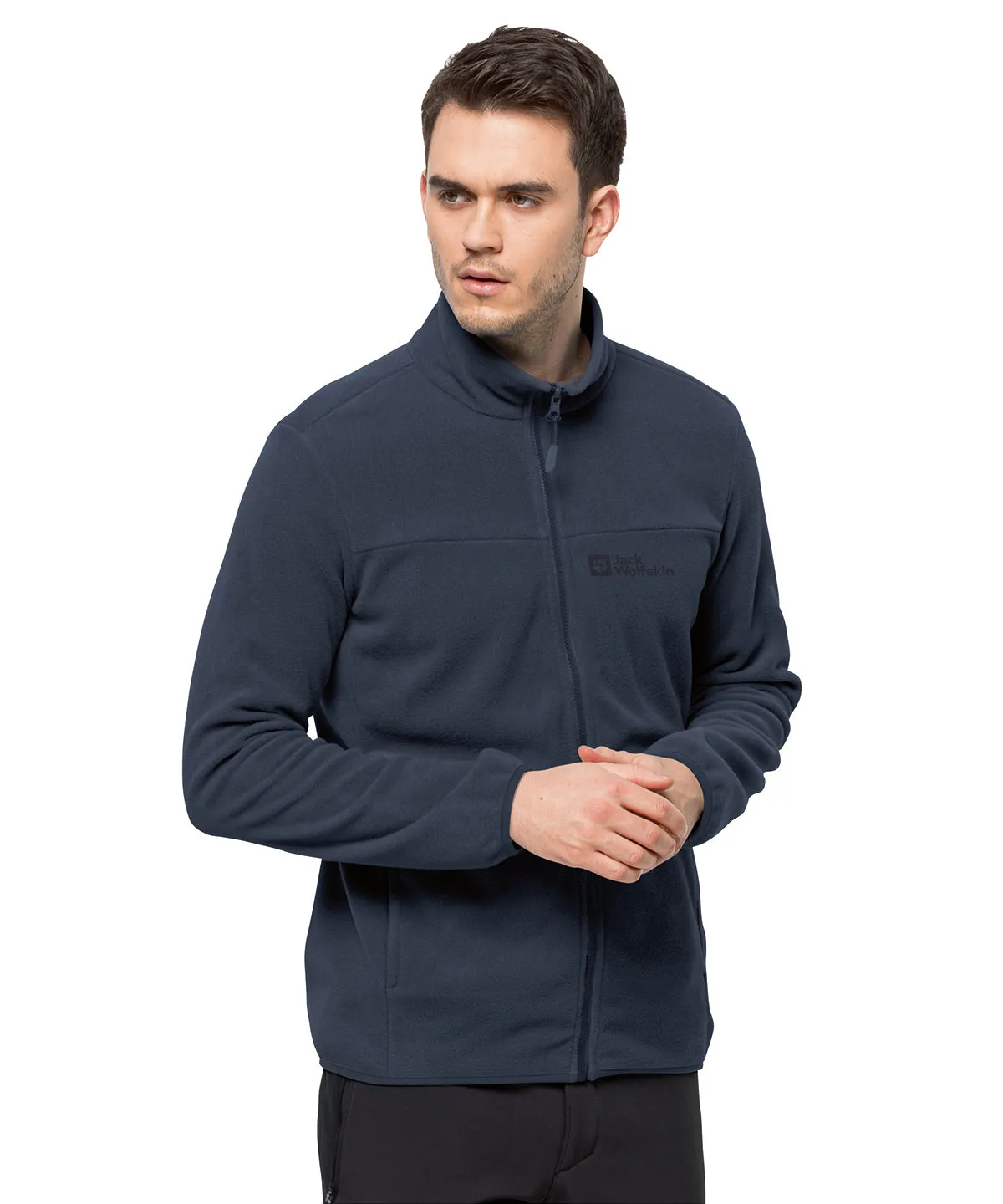 Night Blue - Full zip mid-weight fleece  (NL)