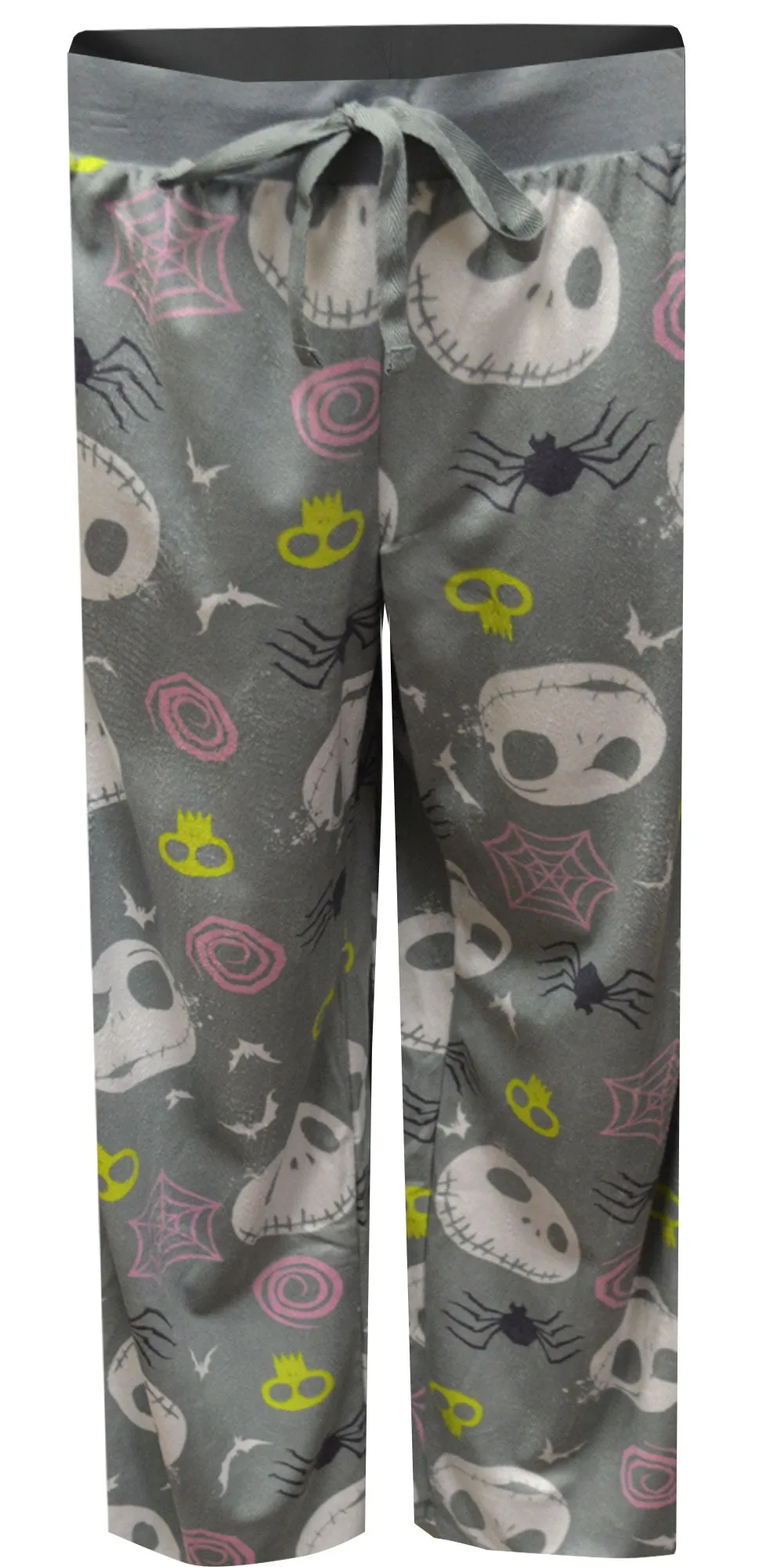 Nightmare Before Christmas Jack Gray Silky Fleece Loungepant