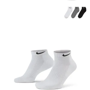 Nike Unisex Everyday Cushioned Training Low Socks (3 Pairs)