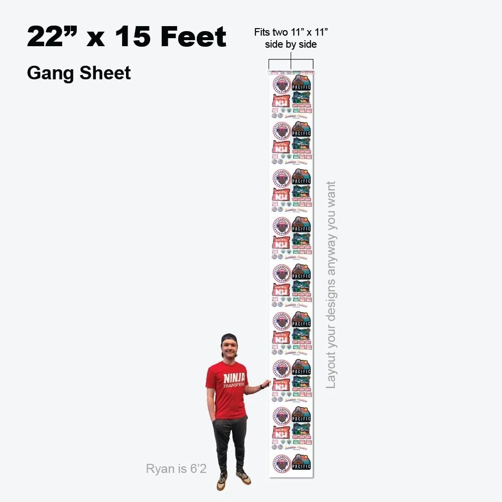 Ninja Transfers DTF Gang Sheet Uploader