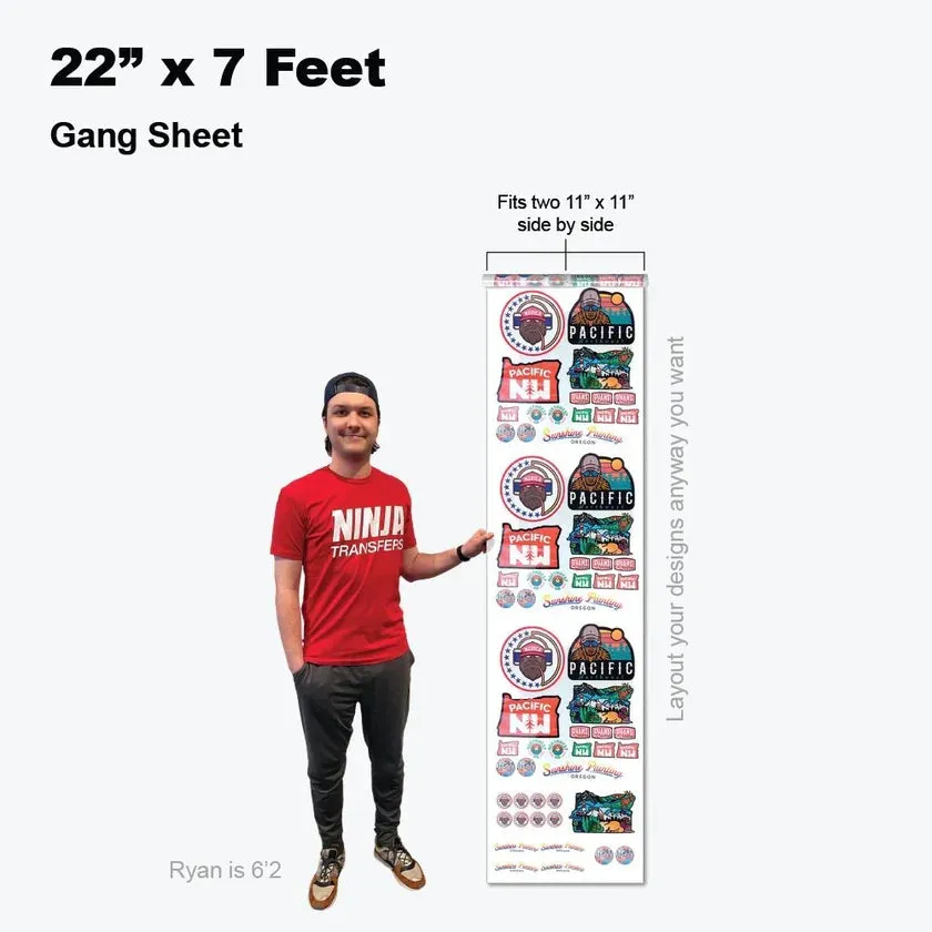 Ninja Transfers DTF Gang Sheet Uploader