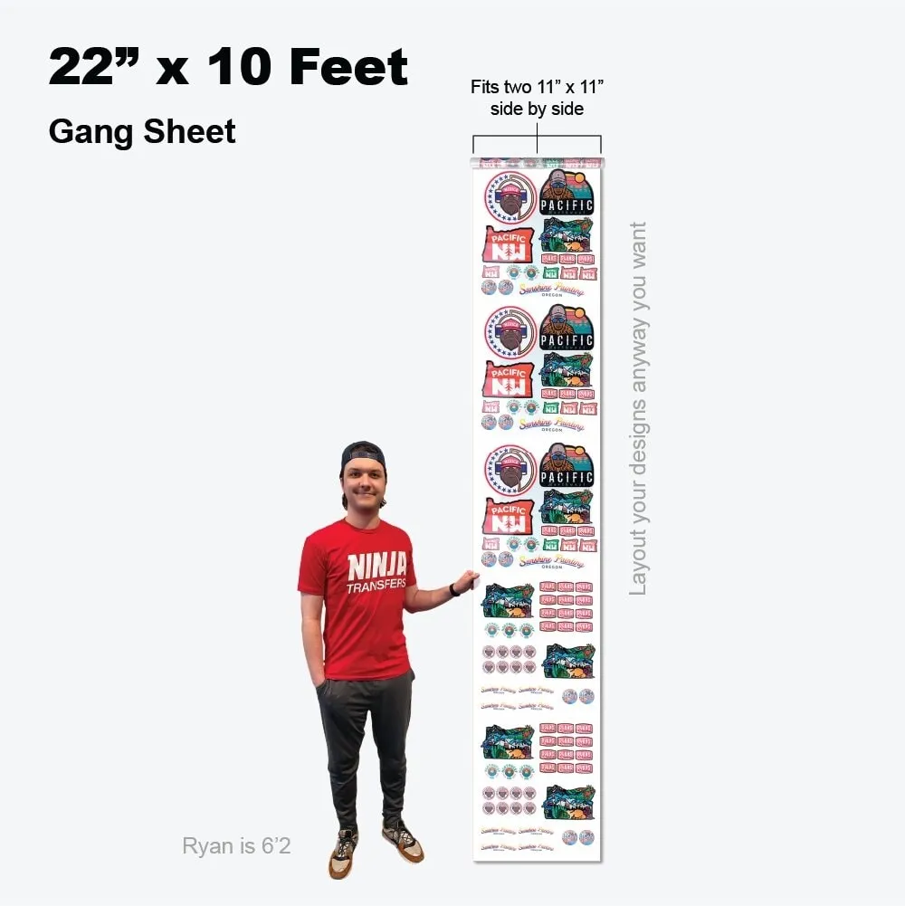 Ninja Transfers DTF Gang Sheet Uploader