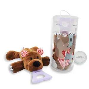 NISSI & JIREH - 4 in 1 Pacifier Holder Teether, Bear