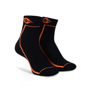 NIVIA STRIPES SPORTS SOCKS HIGH ANKLE (BLACK/F.ORANGE) NIVIA STRIPES SPORTS SOCKS HIGH ANKLE (BLACK/F.ORANGE)