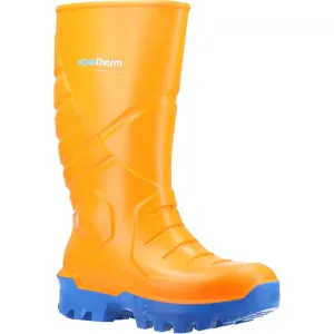 Nora Noratherm S5 Full Safety Polyurethane Thermo Boot S5 Orange/Blue