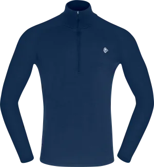 Norrøna Men&#x27;s Femund pureUll Zip Neck Indigo Night | Buy Norrøna Men&#x27;s Femund pureUll Zip Neck Indigo Night here | Outnorth