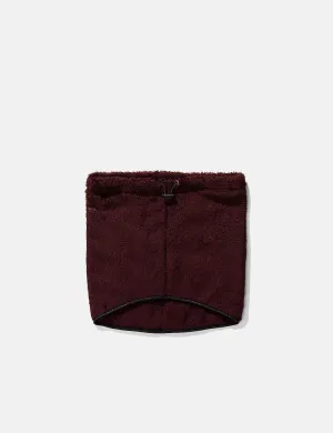 Norse Projects Fleece Neck Warmer - Mulberry Red