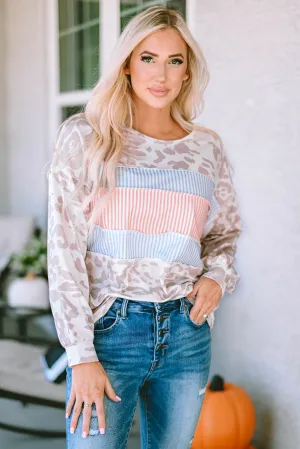 Nsquared Round Neck Color Block Dropped Shoulder Tee