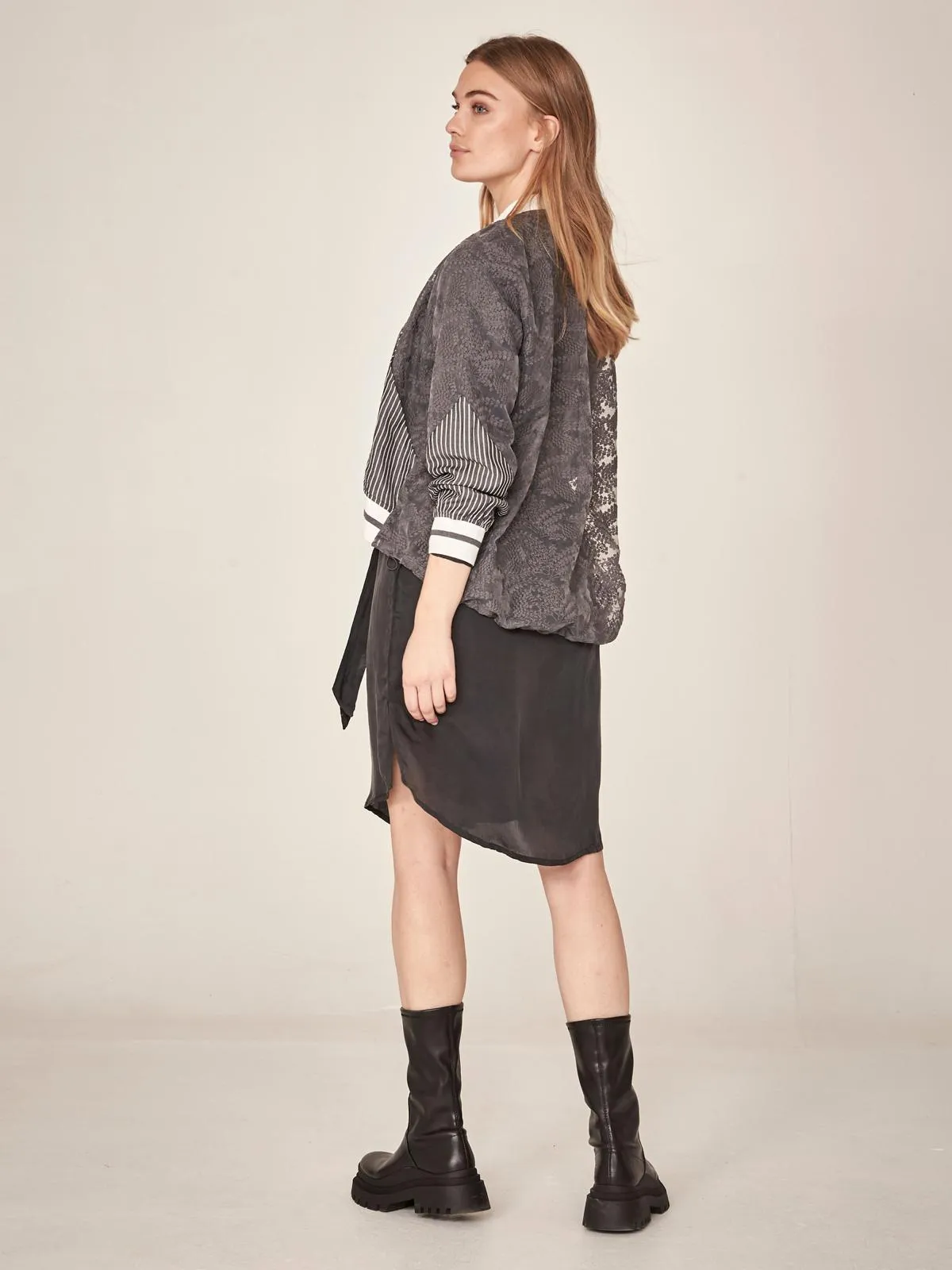 NU Denmark Indi Lace Jacket - Grey Mix