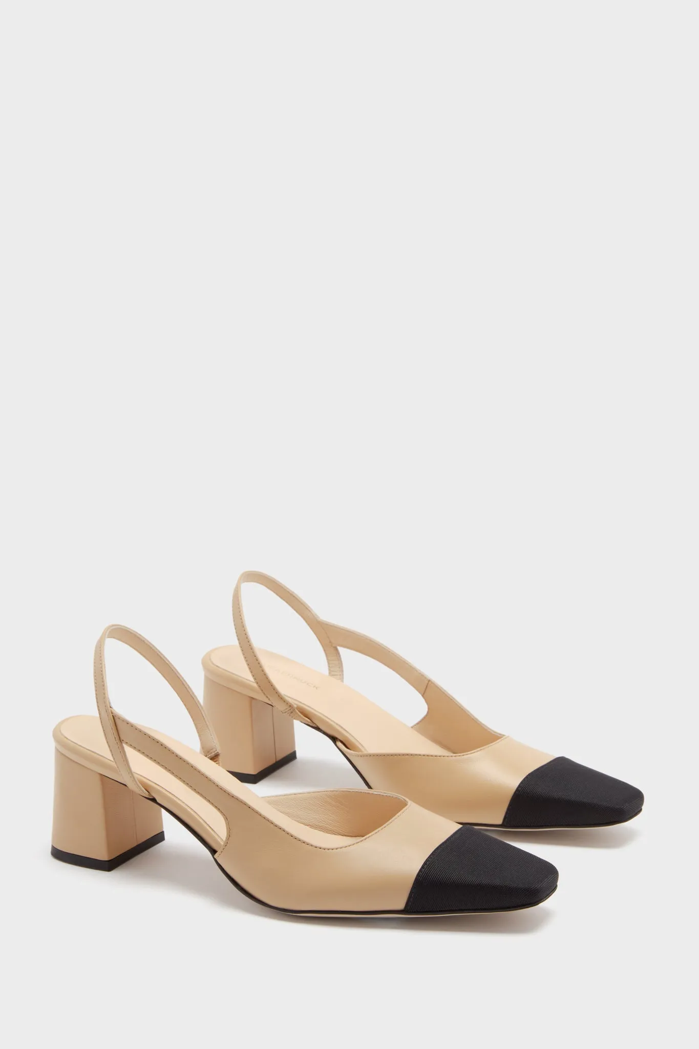 Nude Tinsley Slingback Heels