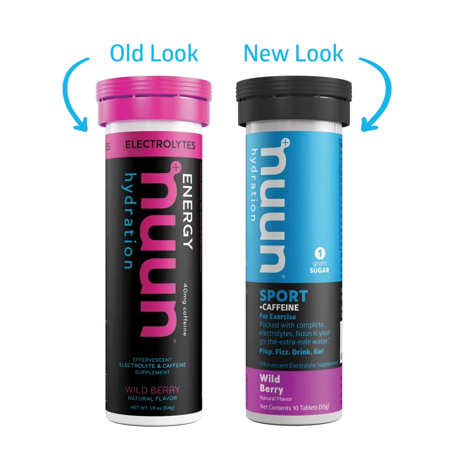 Nuun Sport   Caffeine Electrolyte Supplement Mixed 4 Pack