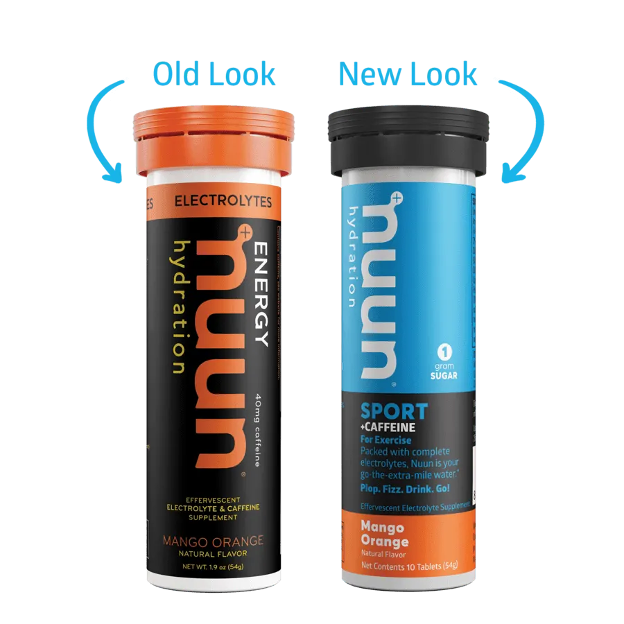 Nuun Sport   Caffeine Electrolyte Supplement Mixed 4 Pack