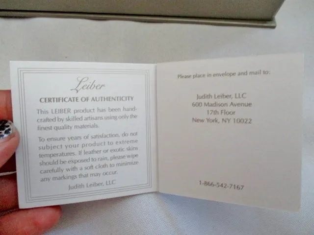 NWT NEW JUDITH LEIBER SNOWY OWL Purse Evening Bag Bird WOW!