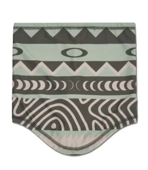 Oakley Printed Neck Gaiter Green Norway Pattern