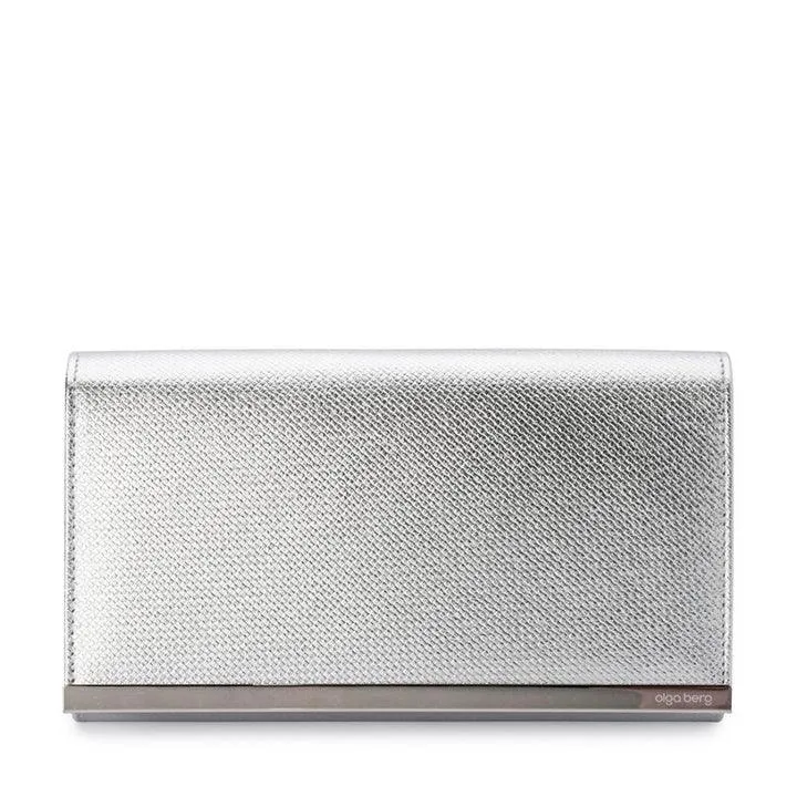 OB2017  MADDIE SILVER CLUTCH