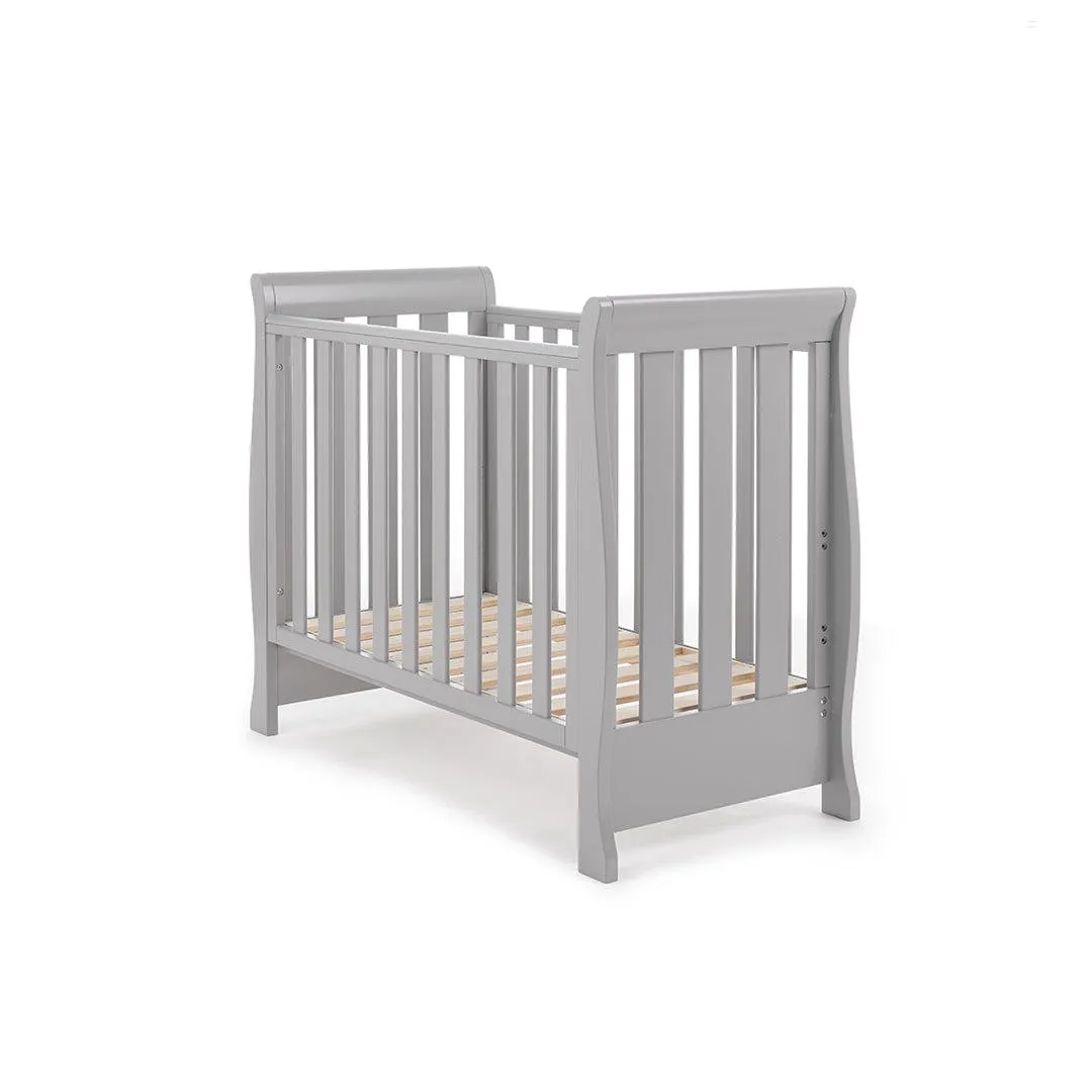 Obaby Stamford Space Saver Cot - Warm Grey