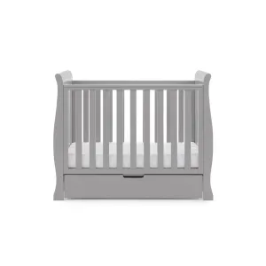 Obaby Stamford Space Saver Cot - Warm Grey