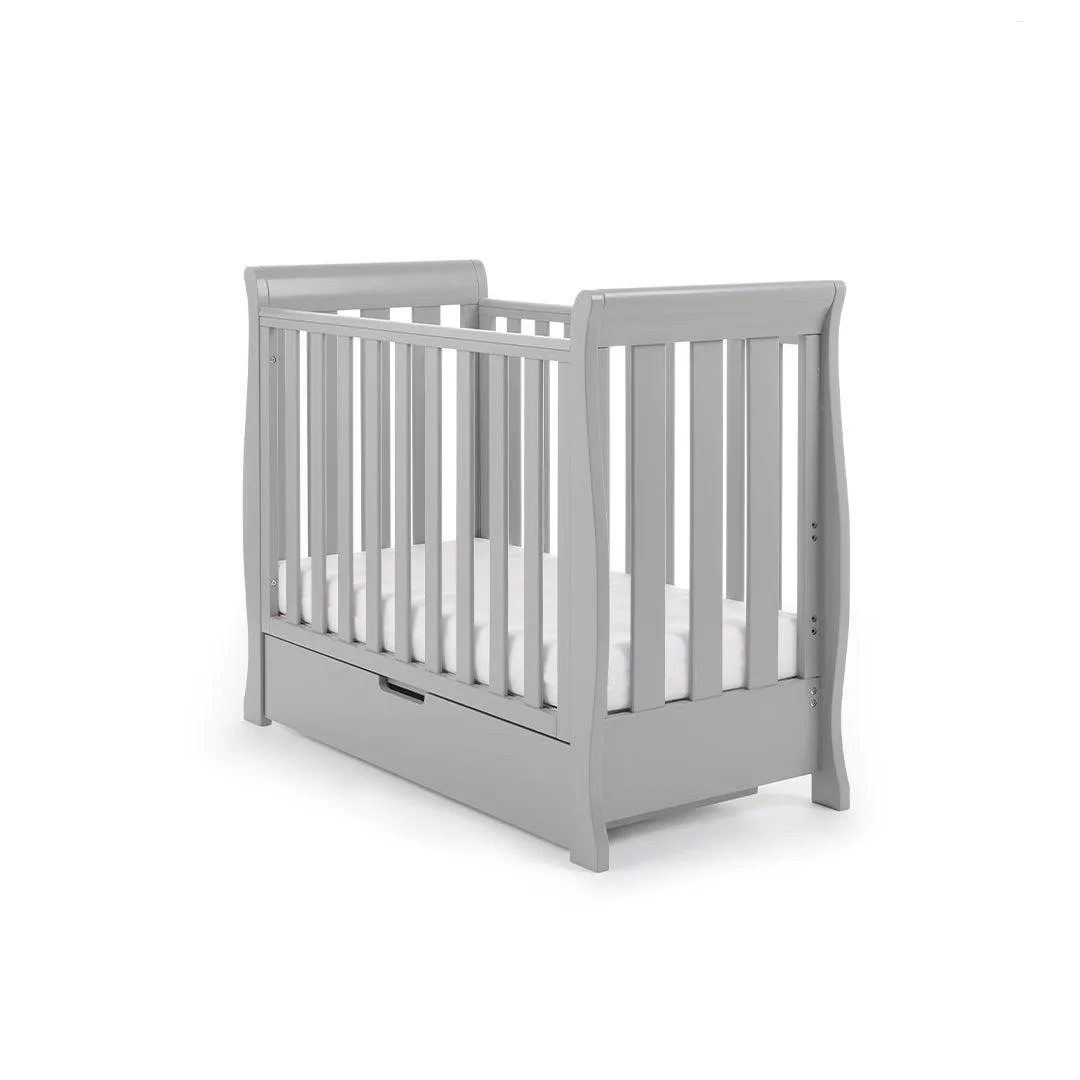 Obaby Stamford Space Saver Cot - Warm Grey
