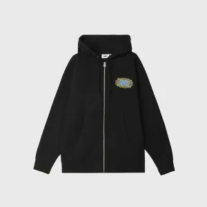 Obey Tribal Zip Hood - Black