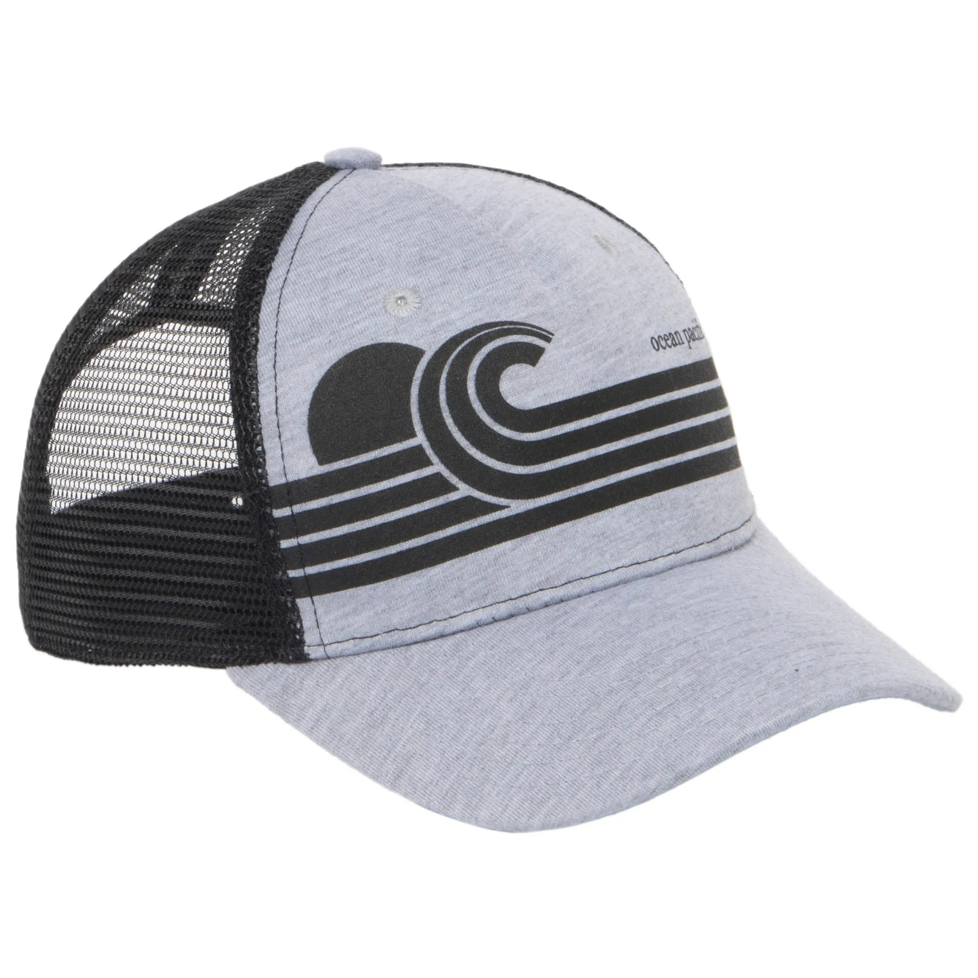 Ocean Pacific - 5 Panel Trucker Hat with Wave Print