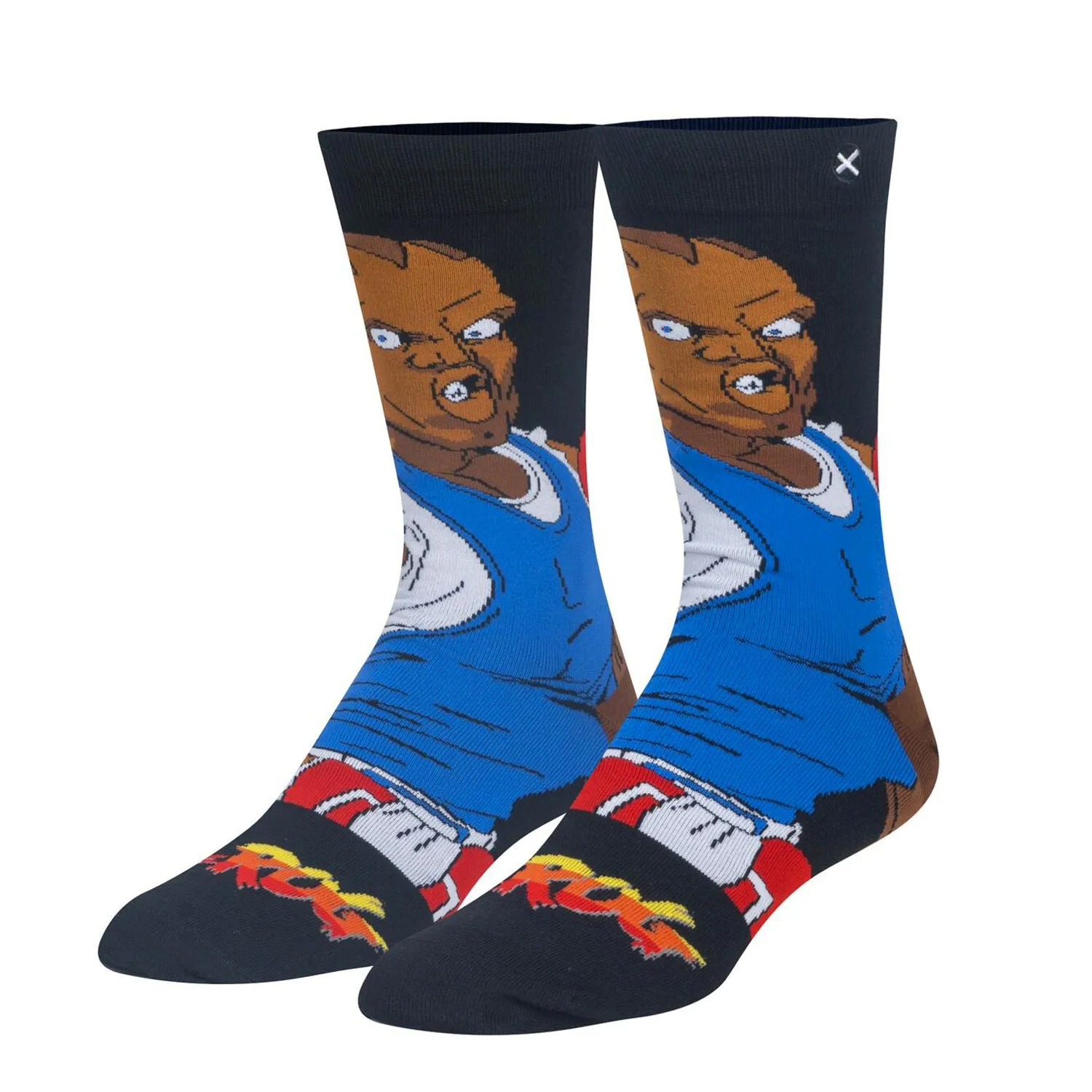 Odd Sox Men's Crew Socks - Balrog (Street Fighter II)