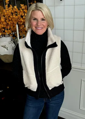 Off White Sherpa Vest