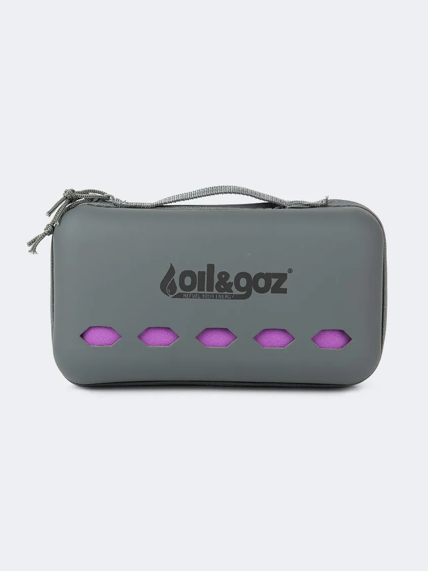 Oil And Gaz Rubber Bag Unisex Lifestyle Towel Purple