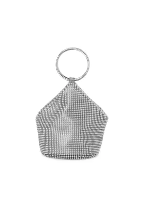OLGA BERG - Bianca Ball Handle Bag Sliver