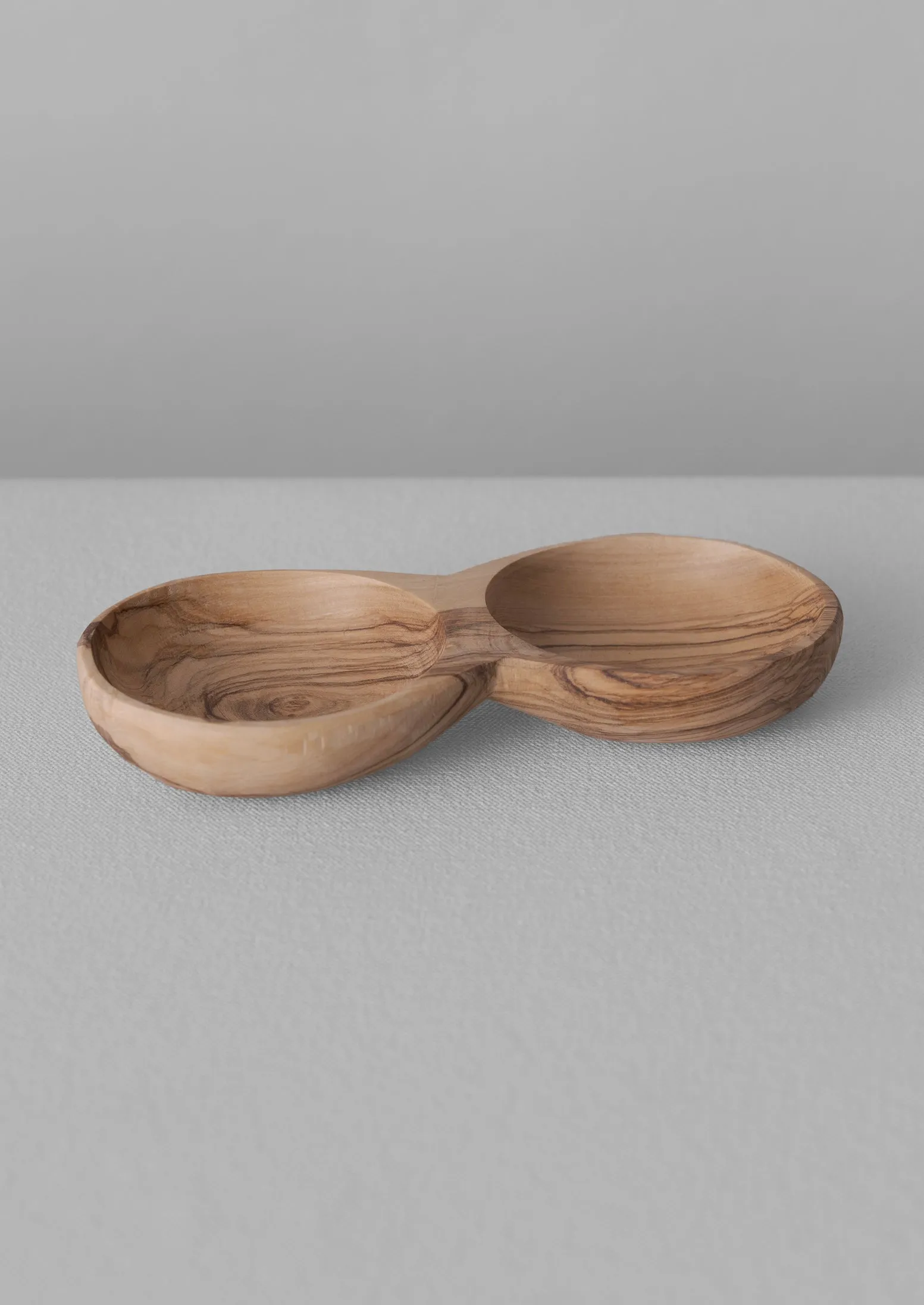 Olive Wood Seasoning Pinch Pot | Natural Wood