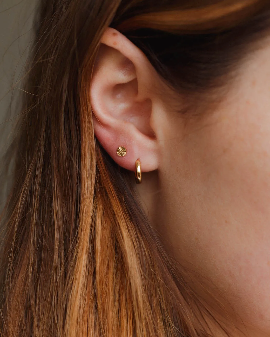 Olivia Huggie Hoops