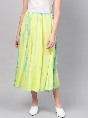 Ombre Flared Skirt