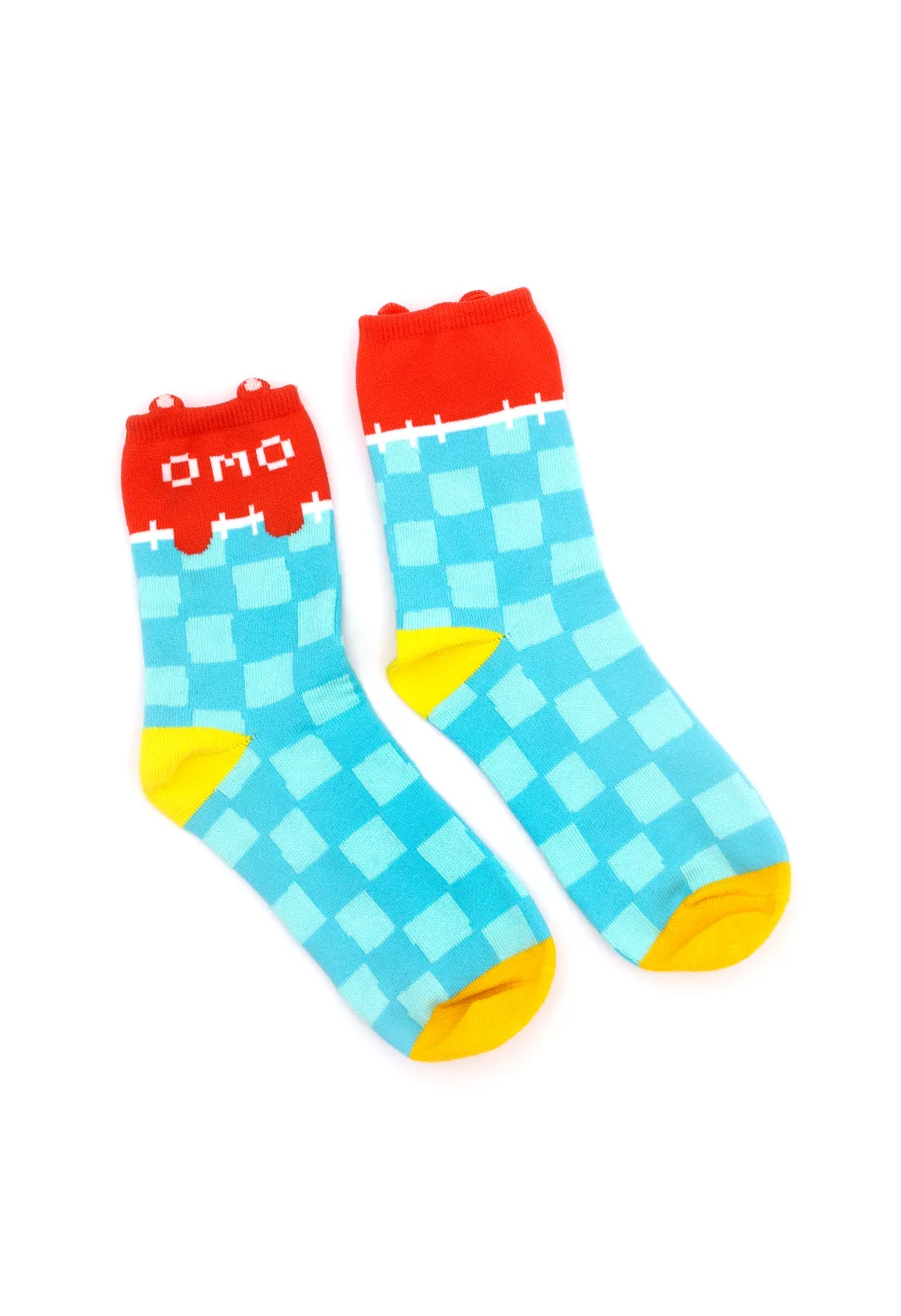 OMOCAT Checkered Socks