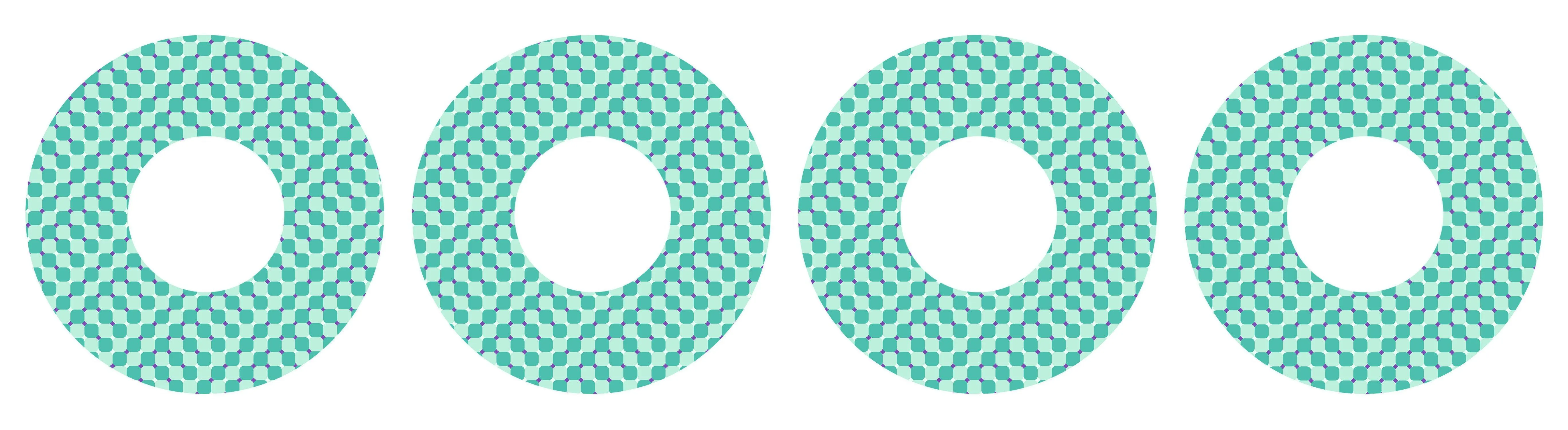 Optical Illusion Patch  Tape Designed for the FreeStyle Libre 2