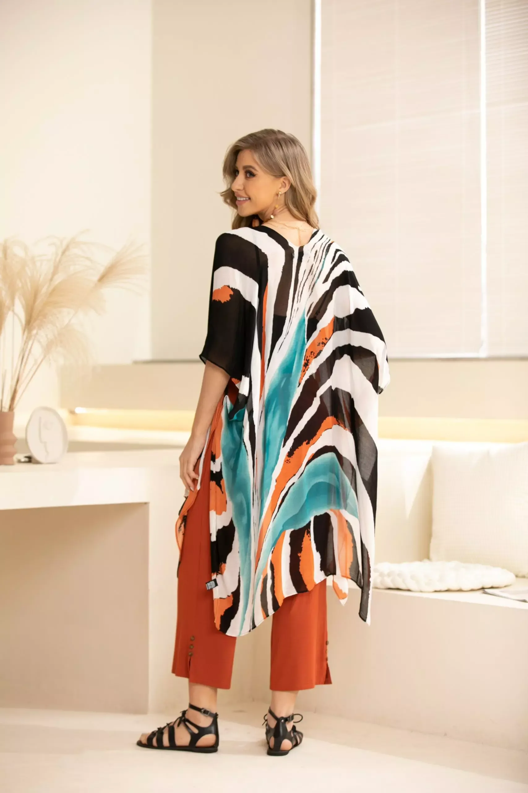 Orange by Fashion Village, 5118 Cover-Up